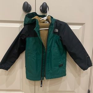 North face jacket boys size 3T